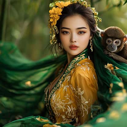 Chinese Horoscope Monkey in the Woodsnake 2025