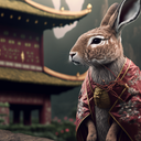 Feuer Hase