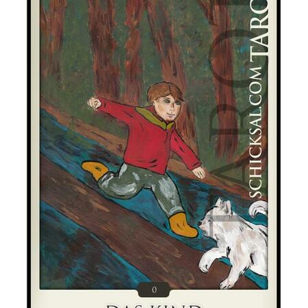 Tarotkarte "Das Kind" | Schicksals-Tarot © Verlag Franz 