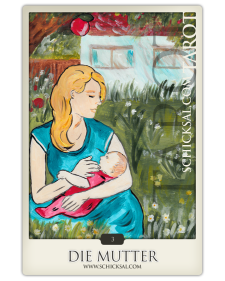 Tarotkarte "Die Mutter" | Schicksals-Tarot © Verlag Franz