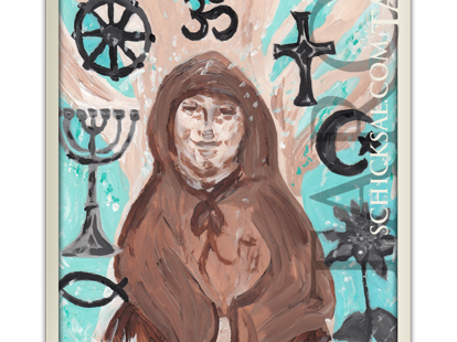 Die Tarotkarte "Der Priester" im Schicksals-Tarot © Verlag Franz