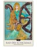 Die Tarotkarte "Rad des Schicksals" im Schicksals-Tarot © Verlag Franz