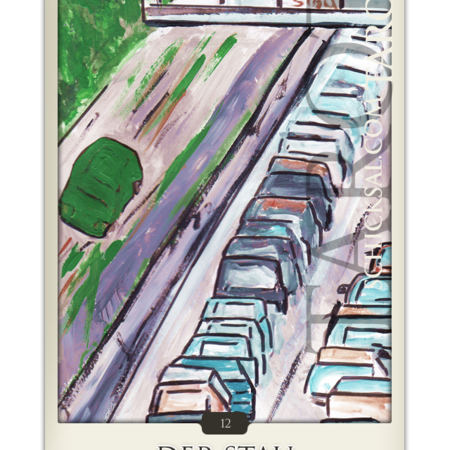 Tarotkarte "Der Stau" im Schicksals-Tarot © Verlag Franz
