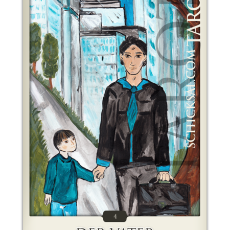 Die Tarotkarte "Der Vater" | Schicksals-Tarot © Verlag Franz
