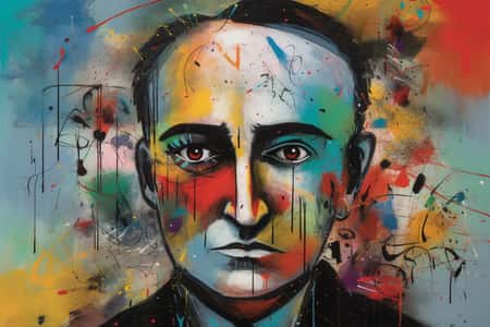 So ähnlich könnte ein Portrait aussehen, dass Joan Miro zeigt
