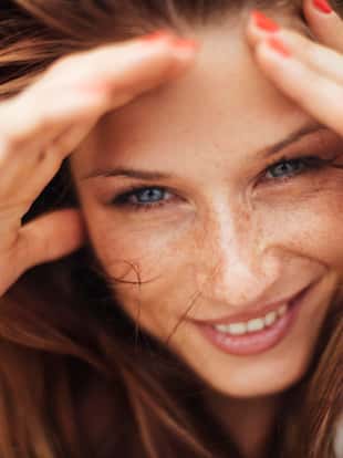 Portrait of beautiful woman