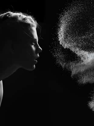 black and white photo